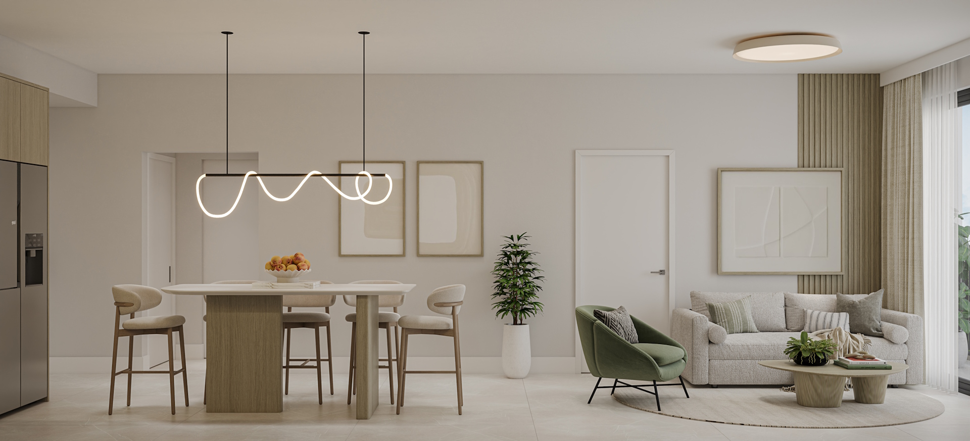 Botanic - Apartment B - Living