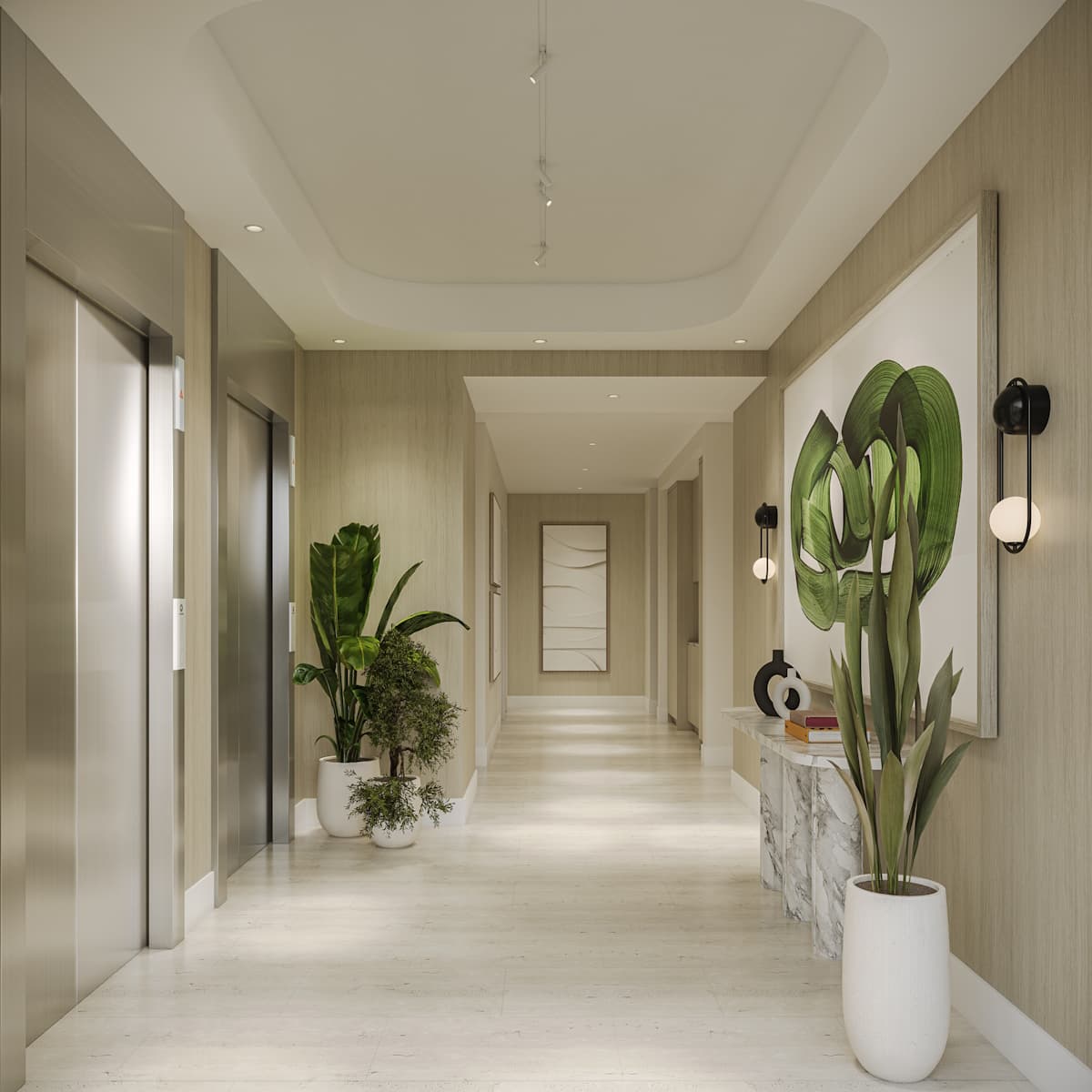 Botanic - Elevator foyer