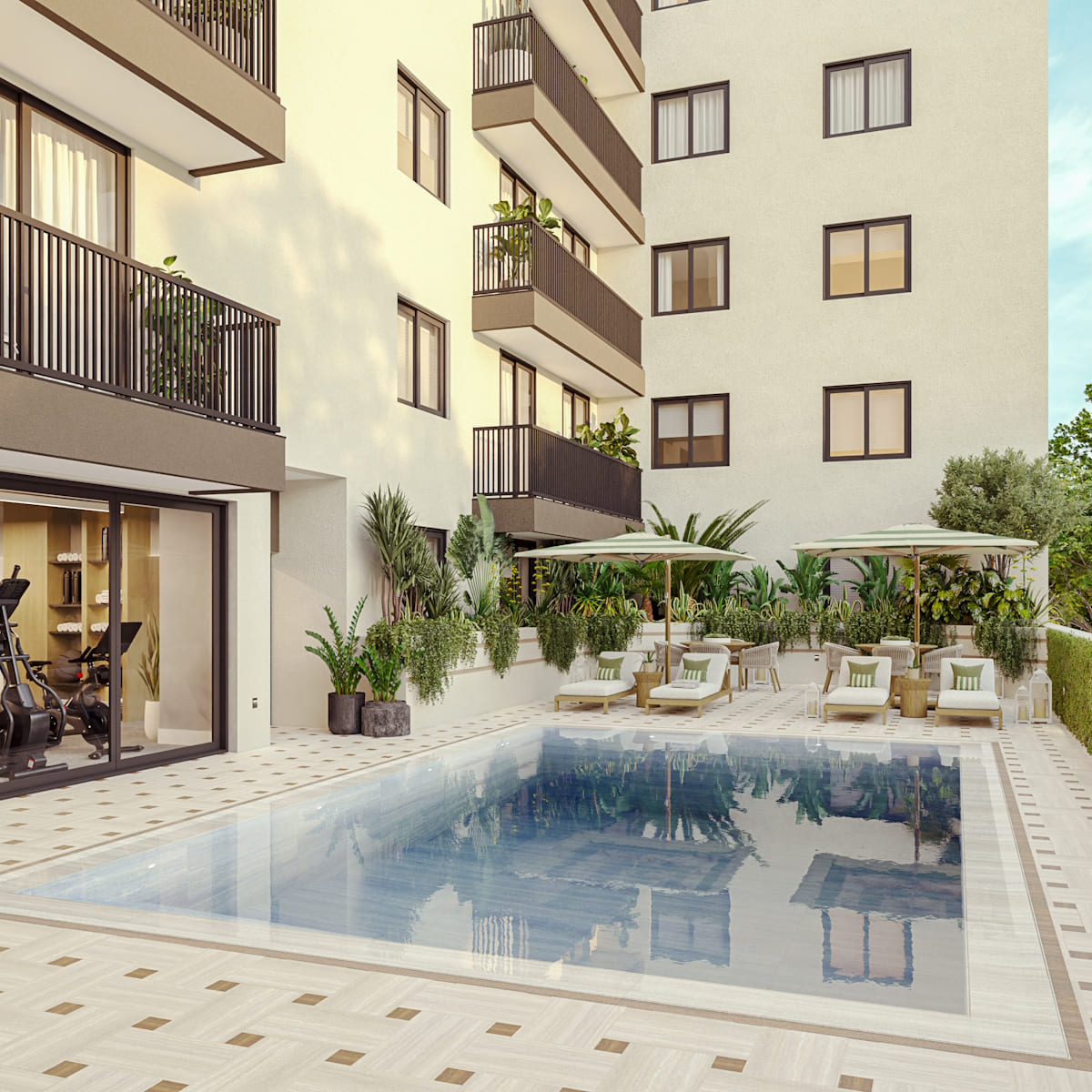 Botanic - Pool - View 01